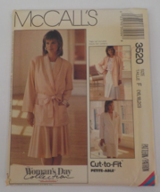 Mccalls Pattern #3520 Vintage 80&#39;S Womans Day Collection Skirt Jacket Uncut 1988 - $9.99