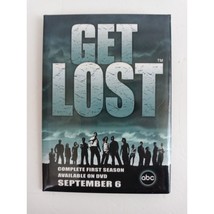 Get Lost Complete First Season Available On DVD Movie Promo Pin Button - £7.39 GBP