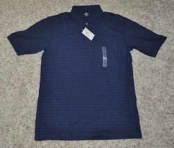 Mens Polo Golf Dockers Blue Short Sleeve Cool Effects Shirt $38 NEW-size... - £13.20 GBP