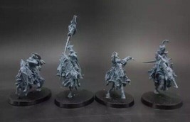4pcs Resin Model Kit Imperial Riders Knights Warriors Fantasy Unpainted - £60.26 GBP