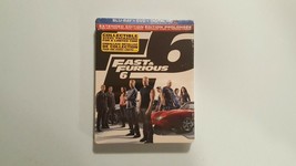 Fast  Furious 6 (Blu-ray/DVD, 2013, 2-Disc Set, Steel Book Extended Edition) New - £11.71 GBP