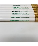 Advertisement Pencil Lot ~ 7 White Pencils ~ Hibernia Bank ~ Vintage - £10.08 GBP