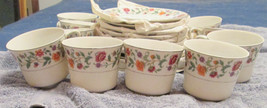 Wilshire House China Pattern Wind Song Dinner Ware #1005 CUP &amp; SAUCER - $14.85