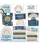 Boho Rainbow Classroom Motivational Posters | Set of 9 | Educational Sup... - $21.99