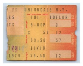 Ted Nugent Concert Ticket Stub January 1 1979 Uniondale New York - £39.98 GBP