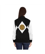 Copy of Angel Grove High School Black Ranger Women&#39;s Bomber Jacket (AOP) - £31.59 GBP+