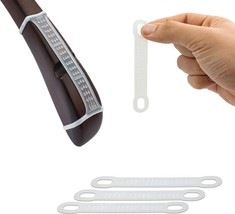 Non Slip Rubber Hanger Grips 200 Pcs Clear Strips for Plastic Hangers - $23.47
