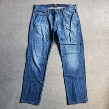 Lucky Brand 221 Original Straight Jeans Mens Size 36x32 Blue 100% Cotton - £23.73 GBP