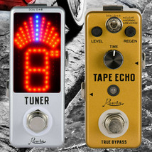 ROWIN LEF-3809 Tape Echo Delay Guitar Effect Micro Pedal + Tuner Deal New - £43.79 GBP