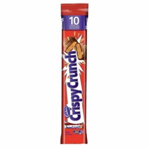 10 packs Crispy Crunch Chocolate Candy Mini Bars Snack Size Cadbury 115g each - $39.67