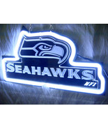 NFL Seattle Seahawks Football 3D Neon Light Sign 11&quot; x 8&quot; - $199.00
