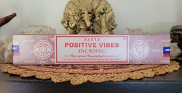 Satya Positive Vibes incense sticks 15 gram box - $3.33