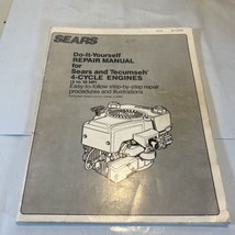 Vintage SEARS Do it Yourself Repair Manual Tecumseh 4-Cycle Engines 3-10 HP - £5.53 GBP