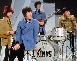 The Kinks Ray Davies sits on stool in front of band 1960&#39;s TV show 24x30 poster - $29.99