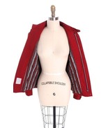 VTG 50s Rockabilly Jacket Danville Windbreaker Red Striped  38 size S Ri... - $183.15