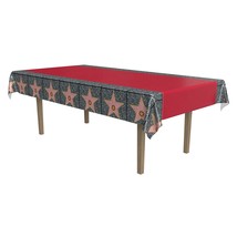Carpet &quot;Star&quot; Tablecover, 54 By 108-Inch, Red - £11.98 GBP