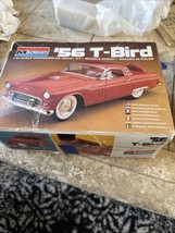 Monogram 56 T-Bird 1:24 Scale Ford Thunderbird Model Kit 2289 Vintage - $32.71