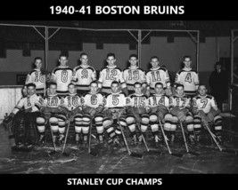 BOSTON BRUINS 1940-41 TEAM 8X10 PHOTO HOCKEY PICTURE NHL STANLEY CUP CHAMPS - £3.94 GBP