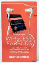 NEW Plantronics BackBeat GO 2 White Wireless Earbuds Bluetooth Headset Headphone - £14.67 GBP