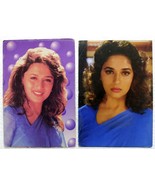 Bollywood Actor Dancer Madhuri Dixit 2 Rare Post card Postcard Lot Set I... - £23.94 GBP