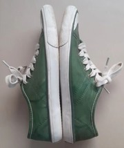 Frye Women&#39;s Green Low Top Distressed Leather Sneakers Size 8 RR - £38.65 GBP