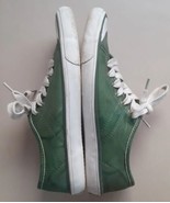 Frye Women&#39;s Green Low Top Distressed Leather Sneakers Size 8 RR - $49.49