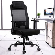 Mesh Home Office Desk Chairs With Lumbar Support And 3D Adjustable Armrests Are - £228.52 GBP