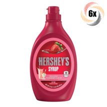 6x Bottles Hershey's Delicious Strawberry Flavor Syrup | 22oz | Fast Shipping! - £33.33 GBP