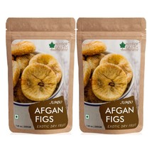 Afgan Figs, Vacuum Packed Figs Exotic Dry Anjeer Figs Fruit 2x200gm - £22.61 GBP