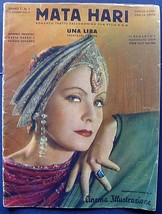 Greta Garbo: (Mata Hari) Early Vintage 1931 Euro Book On The Film (Very Rare) - £156.42 GBP