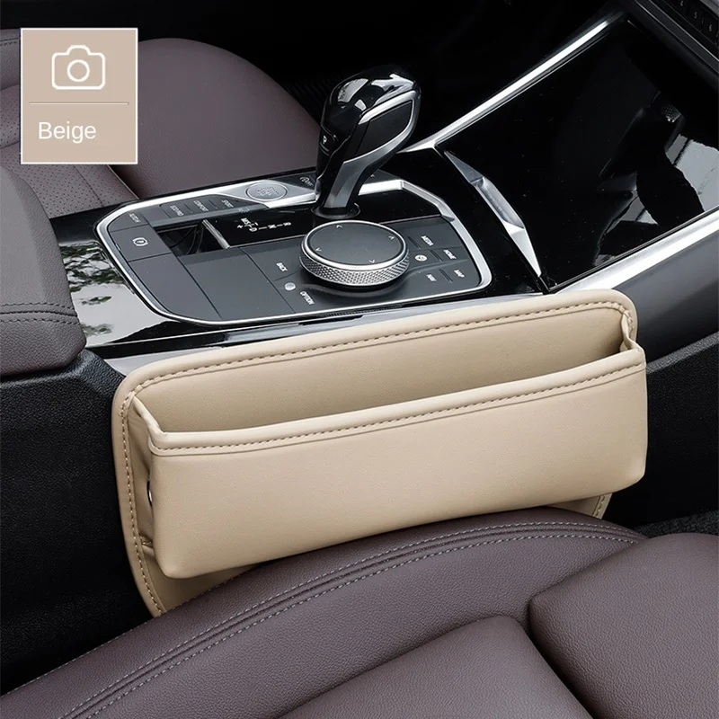 Hot Selling Leather Car Seat Gap Filler Storage Box Keys Card Cup Phone ... - £14.05 GBP+