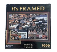 It&#39;s Framed  1000 Pc Puzzle Frame is Part of it  Bruges  Belgium  Sealed - £14.48 GBP