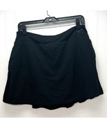 Nike Skort Womens Large Black Pleated Active Casual Golf Tennis Skirt/Sh... - £19.65 GBP
