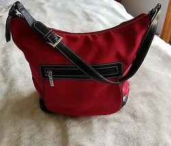 Maxx New York Red W/Black Trim Handbag - £38.30 GBP