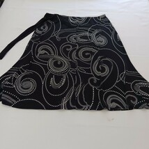 Suzie In The City Skirt Women’s XL Stretch Knit Pull On Flare Skirt Made In USA image 2