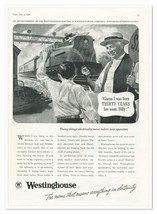 Print Ad Westinghouse Electric &amp; Manufacturing Trains Vintage 1938 Advertisement - £9.81 GBP