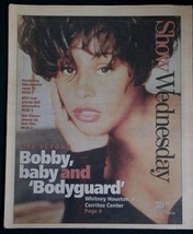 WHITNEY HOUSTON SHOW NEWSPAPER SUPPLEMENT VINTAGE 1993 - $34.99