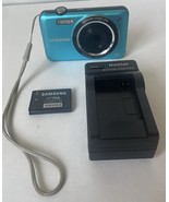 Samsung SL605 Turquoise Blue Digital Camera - $94.62 CAD