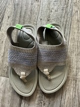 Sanuk Yoga Sling Knit Sandals Women’s Gray Grey Active Size 5 - $12.99