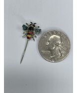 Tiny Bee Bug Vintage Hat Pin Enamel Insect - $275.51 MXN