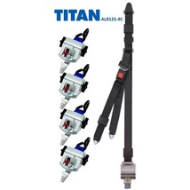 TITAN800 Retractor Kit with Occupant Restraint | S-Hooks &amp; L-Track | AL8... - $730.95