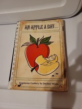 An Apple a Day Vegetarian Cookery~ Vintage Retro~ 1967~ 5th Edition - $41.61