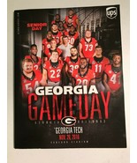 2016 Georgia Bulldogs v GA Tech Football Program, Kirby Smart, seniors o... - £10.95 GBP