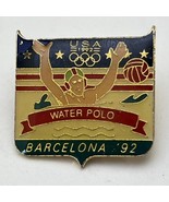 1992 Barcelona Spain USA Olympics Water Polo Olympic Games Lapel Hat Pin - £4.44 GBP