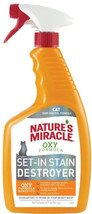Natures Miracle Oxy Formula Set-In Stain Destroyer Cat Odor Control Formula 24 o - £24.05 GBP