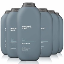 Method Men Body Wash, Sea + Surf, Paraben and Phthalate Free, 18 FL Oz (Pack of  - £53.54 GBP