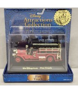 Walt Disney World Attractions Collection Die cast Metal Fire Truck Vehic... - $23.21