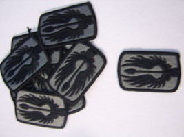 18th Aviation Brigade Patchlot Of 10 Patches - Acu Color Black On Grey - $8.00