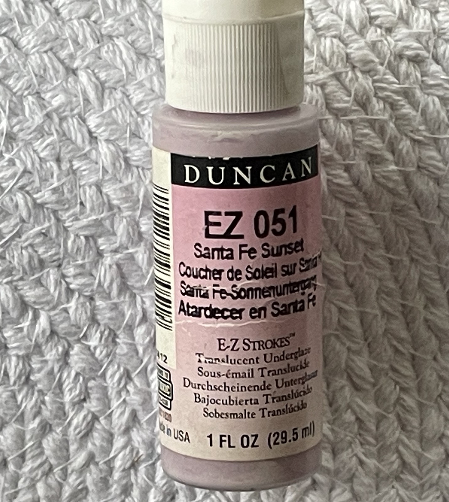 Duncan Ez 051 Santa Fe Sunset Ceramic Glaze E-Z Strokes 1oz - $2.00