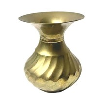Handcrafted Flower Pot Vase Brass Christmas Housewarming Collectibles India - £79.23 GBP